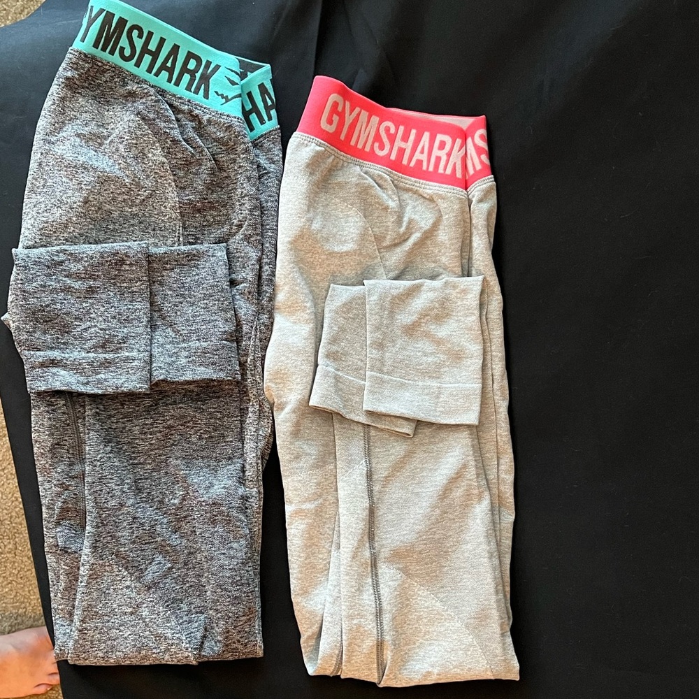 Gymshark Blue Marl Flex Low Rise Leggings